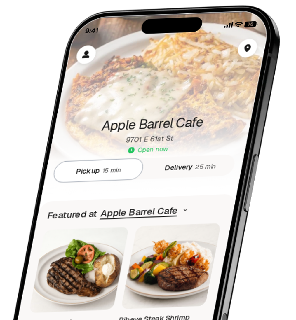 Apple Barrel Cafe app preview