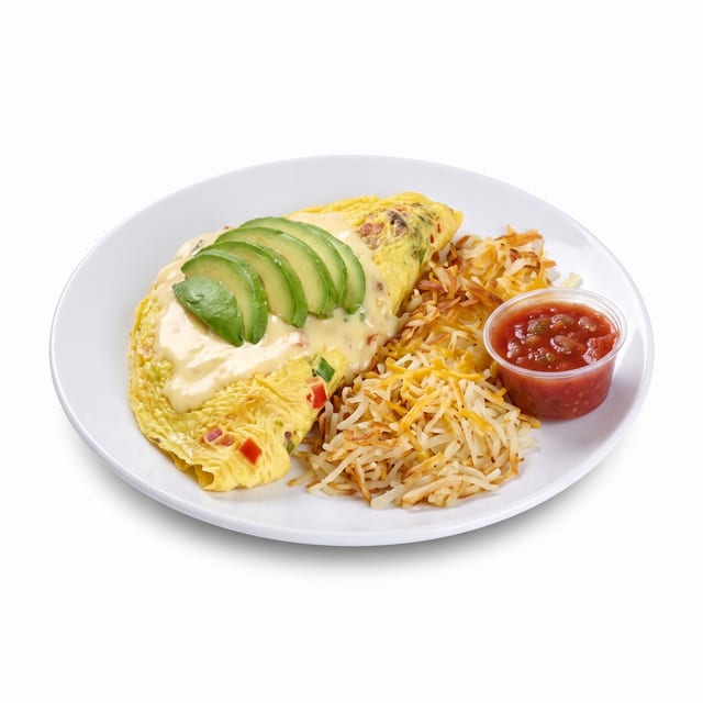 Bacon & Avocado Omelet.