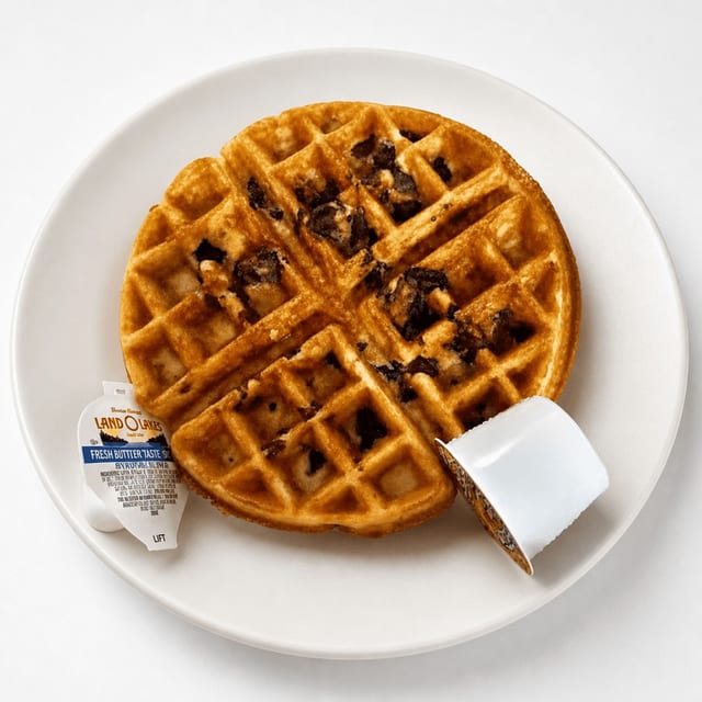 Bacon Cheddar Waffle.