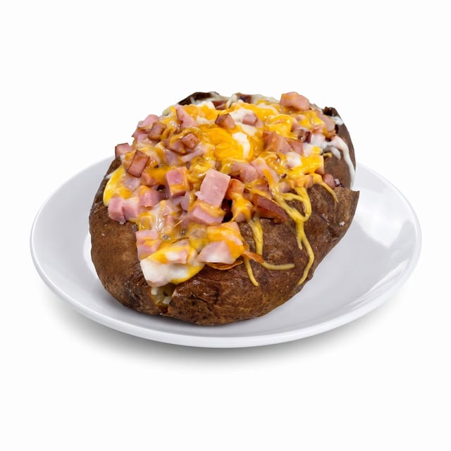 Ham & Cheese Melt Spud.