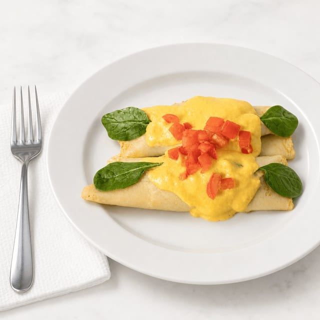 Farmer Stuffed Crêpes.
